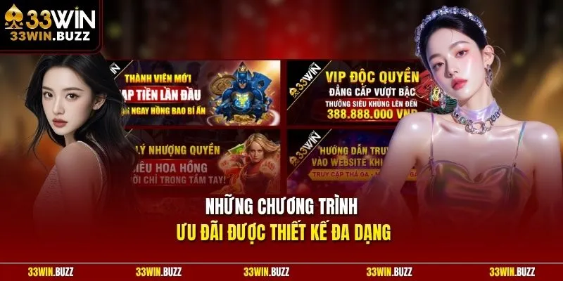 Những chương trình ưu đãi được thiết kế đa dạng